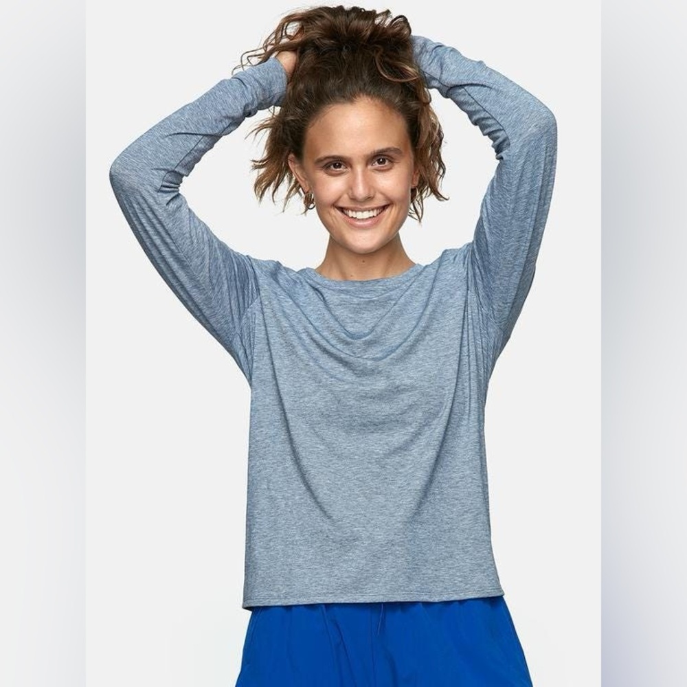 Outdoor Voices Long sleeve Top Size Small in Blue